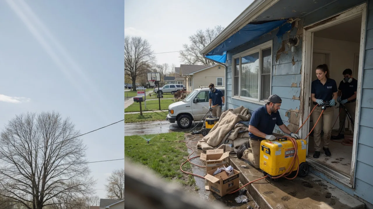 Basement Flood Cleanup in Flushing, MI near me